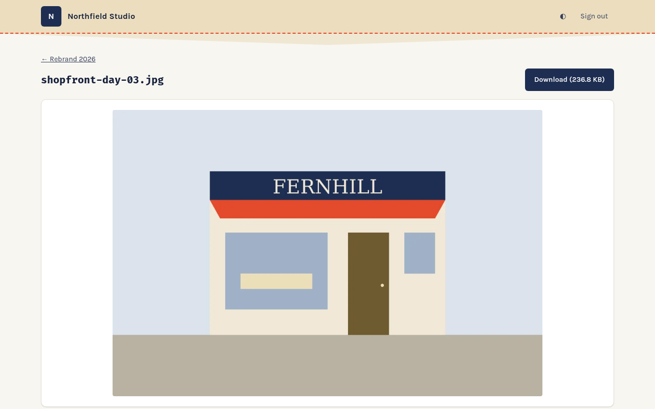 File preview in the browser