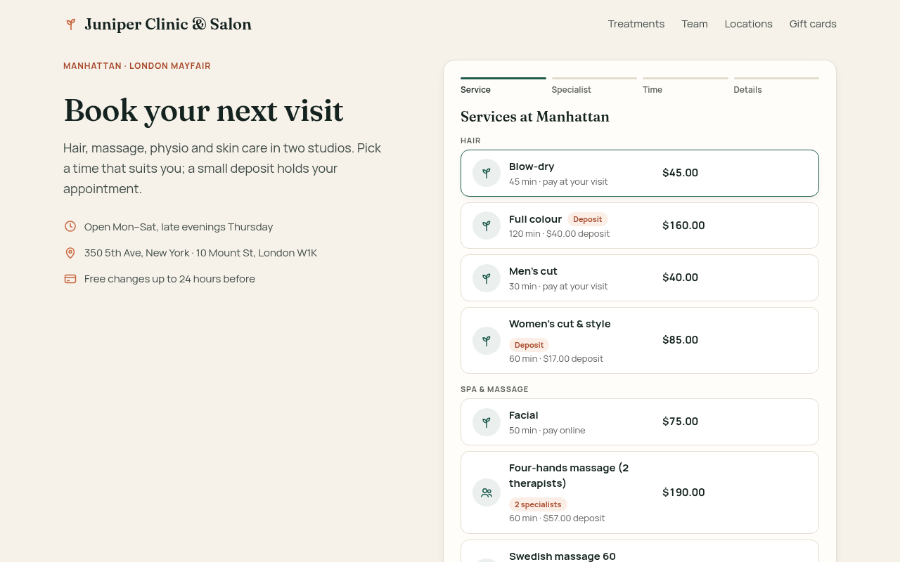 Widget services